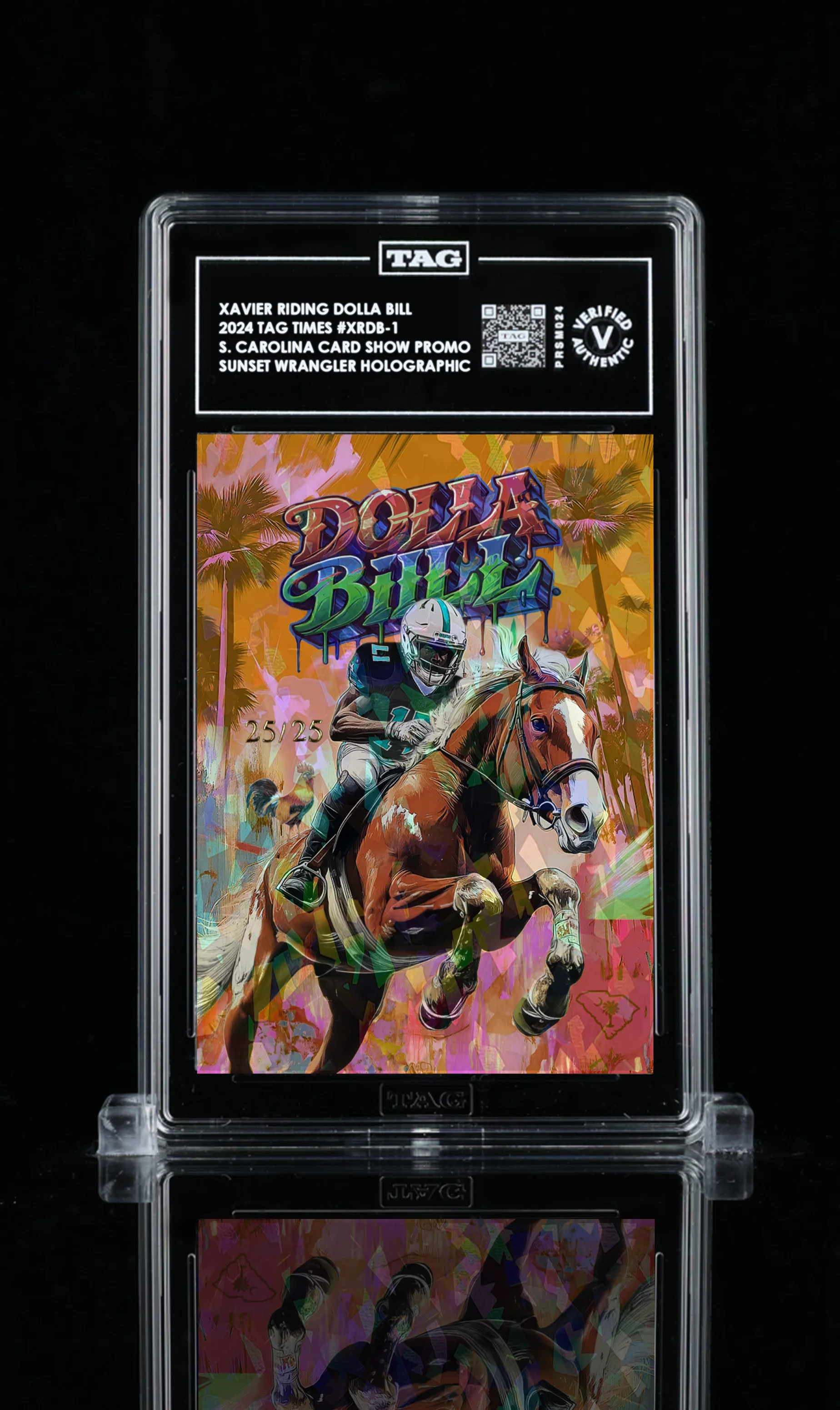 XAVIER RIDING DOLLA BILL / ART CARD DROP - LTD ED. / SERIALIZED - Image 3