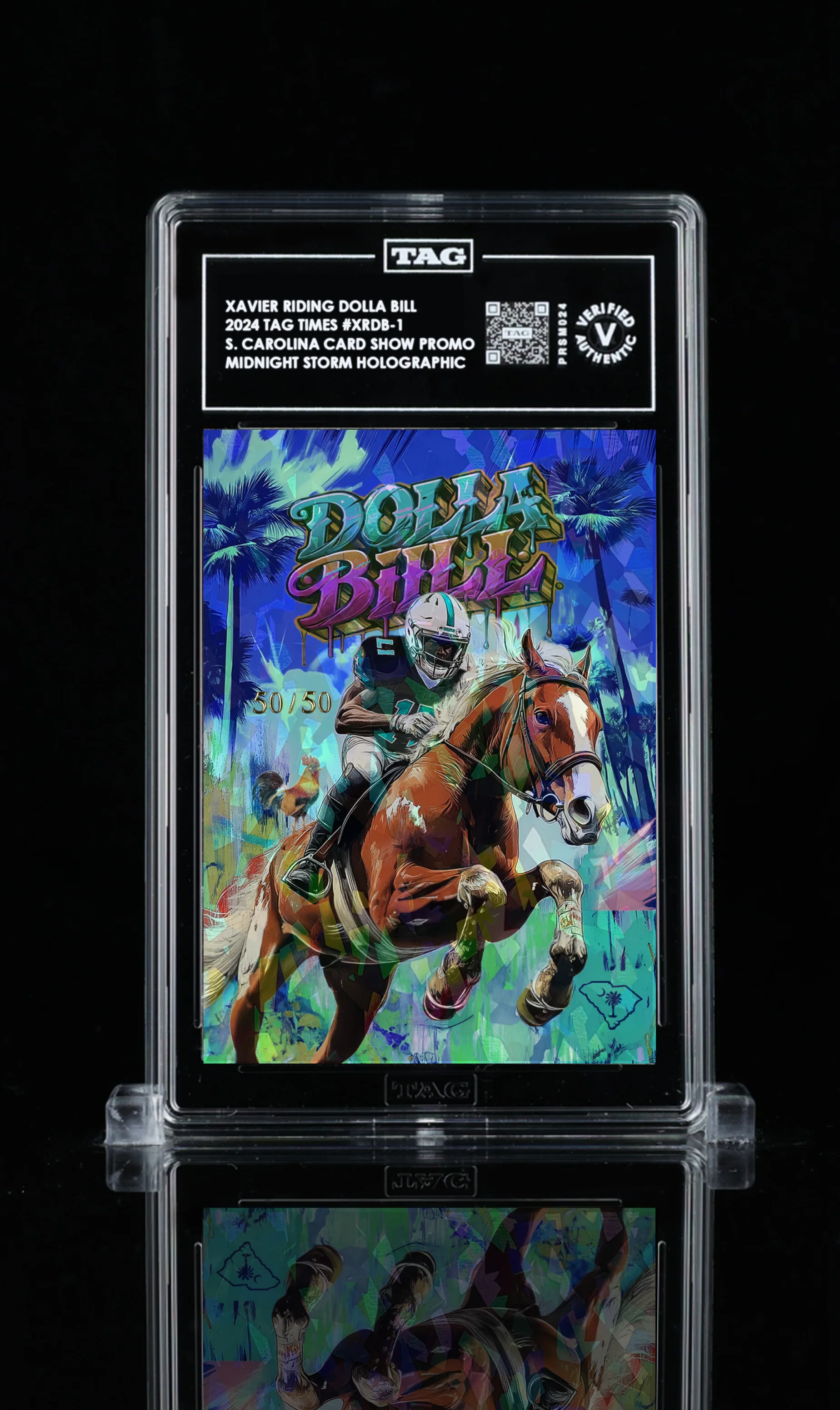 XAVIER RIDING DOLLA BILL / ART CARD DROP - LTD ED. / SERIALIZED - Image 4